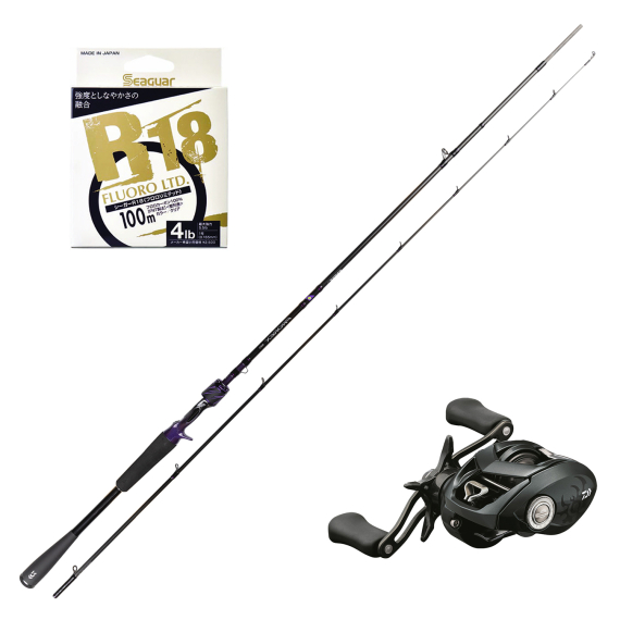 Daiwa Prorex Ags Baitcast 7\'3\'\' 3-18g Crankbait Combo ryhmässä Kalastussetit / Heittokalastussetit / Heittokalastussetit Ahven @ Sportfiskeprylar.se (PROREXAGSCRANKCOMBO)