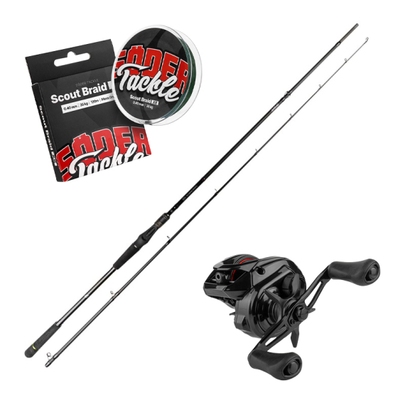 Daiwa Prorex S Bait - 8\'2\'\' 150G Pike Combo ryhmässä Kalastussetit / Heittokalastussetit / Hyrräkelasetit Hauki @ Sportfiskeprylar.se (PROREXSPIKECOMBO)