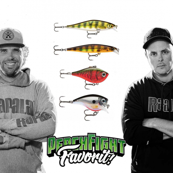 Team Rapala PerchFight Favoriter Hårdbete ryhmässä Vieheet / Vaaput @ Sportfiskeprylar.se (R-PFF2)