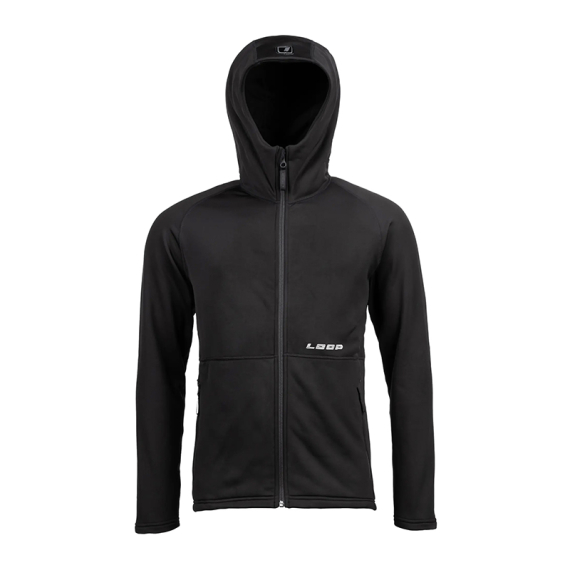 Loop Rosto 2.0 Full Zip Hoodie Soft Black ryhmässä Vaatteet ja kengät / Vaatetus / Villapaidat / Hupparit @ Sportfiskeprylar.se (R2FZHB-2XLr)