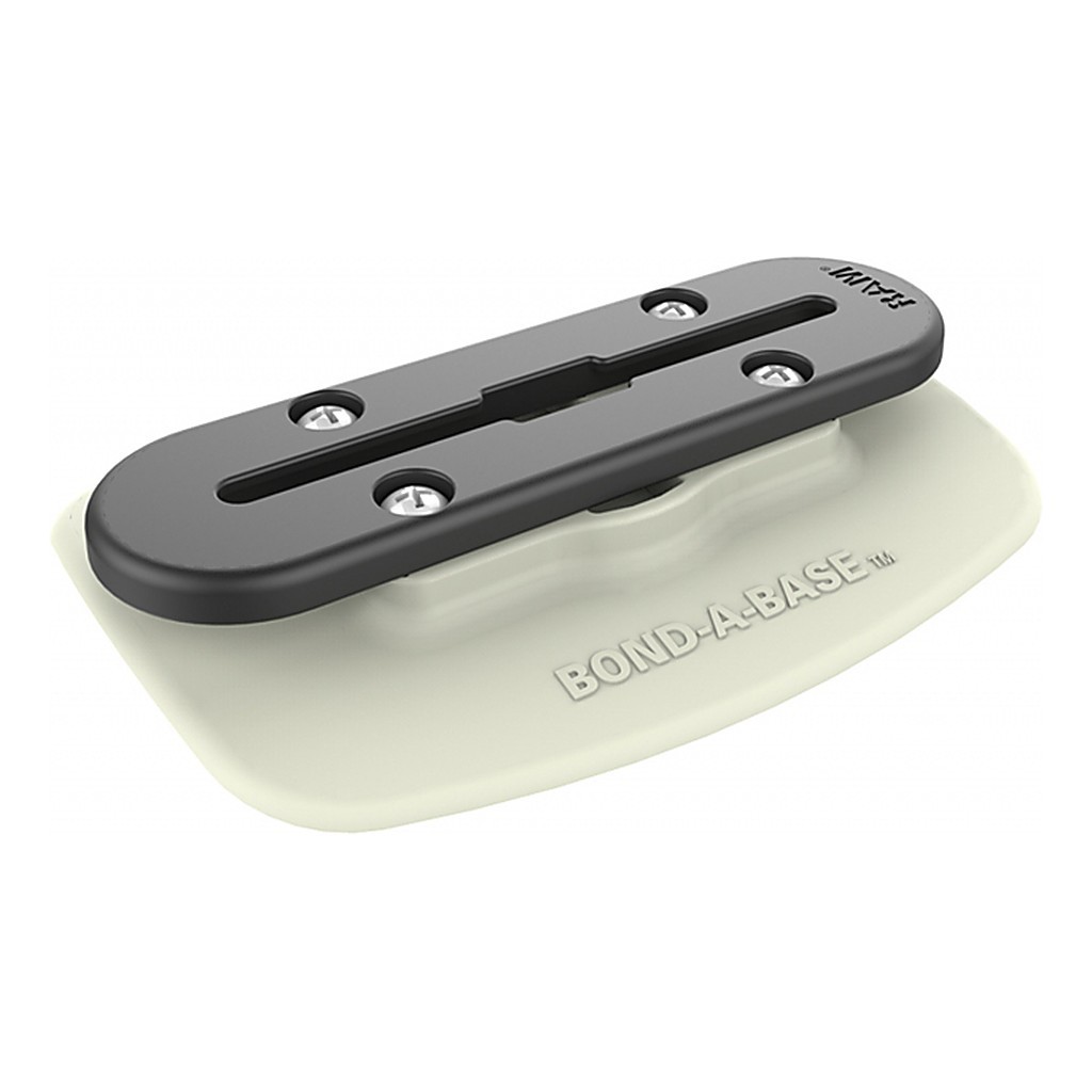 RAM Mounts Grey Bond-A-Base W Tough-Track ryhmässä Veneilyelektroniikka & veneily / Veneily Lisävarusteet / Pidikkeet & Kiinnikkeet / Muut Telineet & Pikakiinnitysjalustat @ Sportfiskeprylar.se (RAP-398-GRY-TRACK-A)