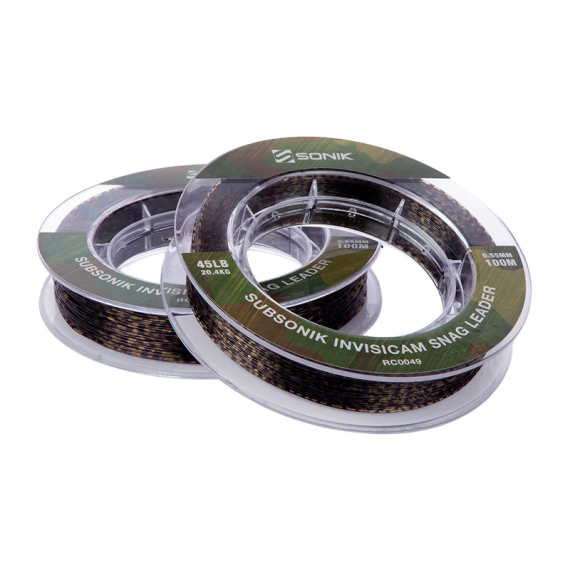 Sonik Subsonik Invisicam Snag Leader ryhmässä Koukut & Tarvikkeet / perukkeet & perukemateriaalit / Perukemateriaalit / Perukemateriaali monofiili @ Sportfiskeprylar.se (RC0049r)