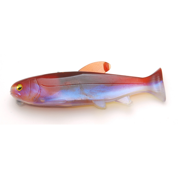 Raid Osakana Swimmer 125 - 01 Pearl Wakasagi ryhmässä Vieheet / Swimbaits / Pehmeä swimbaitit @ Sportfiskeprylar.se (RD-R11723)
