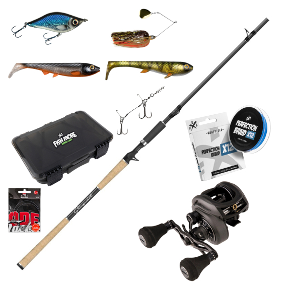 Eastfield Slingshot Starting Kit 7\'9\'\' 40-110g ryhmässä Kalastussetit / Heittokalastussetit / Hyrräkelasetit Hauki @ Sportfiskeprylar.se (READYTOFISHSLINGSHOT)