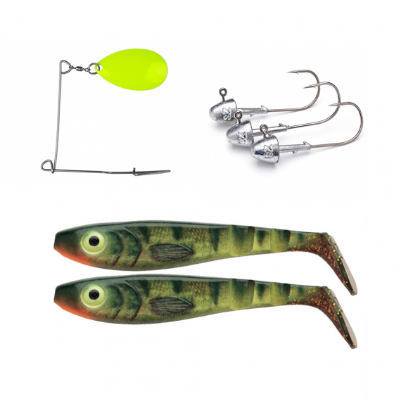 Instant Spinnerbait McPike Realistic Colors 25cm ryhmässä Vieheet / Viehesarjat / Syöttipaketit hauelle @ Sportfiskeprylar.se (REALINSTANT25)