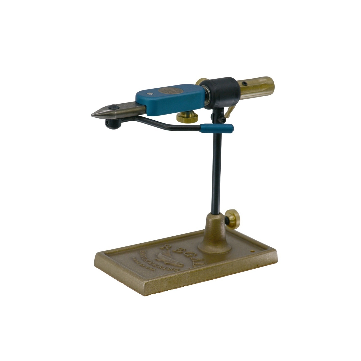 Regal Revolution Series Vise - Stainless Steel Head/Bronze Traditional Base ryhmässä Koukut & Tarvikkeet / Perhonsidonta / Perhonsidontapenkit @ Sportfiskeprylar.se (REG-200-40T)