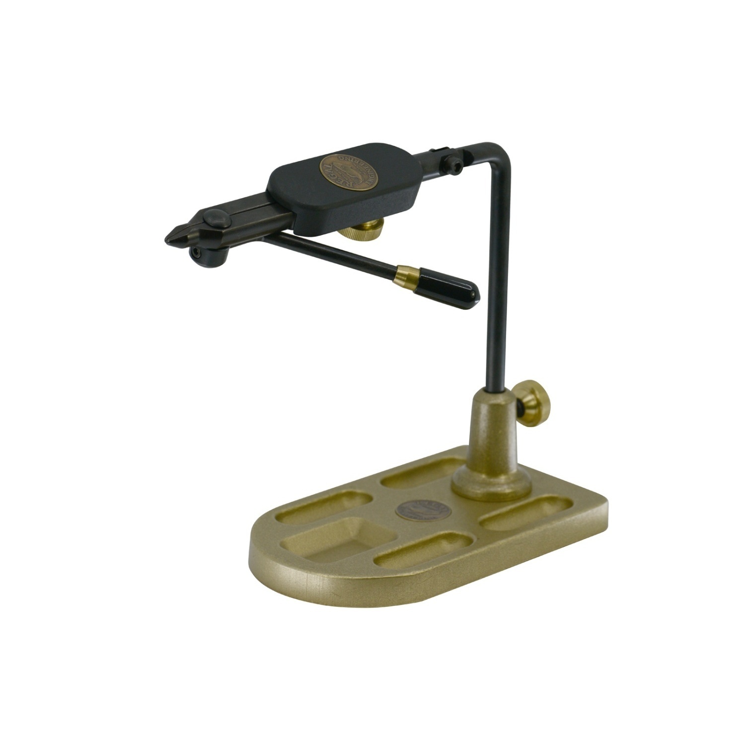 Regal Medallion Series Vise - Midge Jaws/Bronze Pocket Base ryhmässä Koukut & Tarvikkeet / Perhonsidonta / Perhonsidontapenkit @ Sportfiskeprylar.se (REG-RPBM-8P)