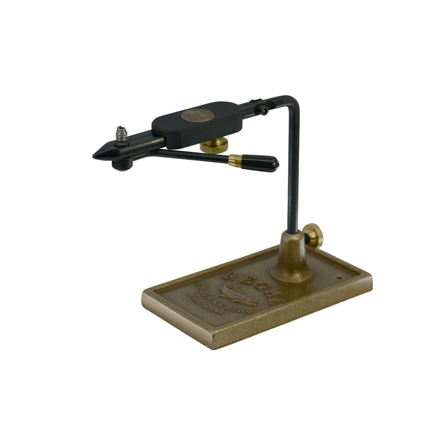 Regal Medallion Series Vise - Regular Jaws/Bronze Traditional Base ryhmässä Koukut & Tarvikkeet / Perhonsidonta / Perhonsidontapenkit @ Sportfiskeprylar.se (REG-RPBR-10T)