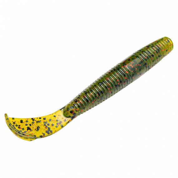 Strike King Rage Ned Cut-R Worm 7,5cm (9kpl) - Watermelon Red Flake ryhmässä Vieheet / Jigit ja keinosyötit / Ravut ja Creaturebaits-syötit / Ned Rig -jigit @ Sportfiskeprylar.se (RGNCUTR-18)