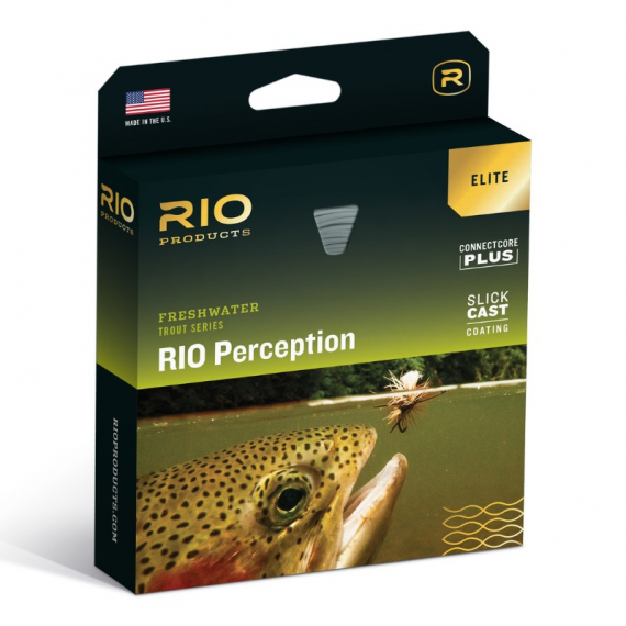 RIO Elite Perception Green/Camo/Grey ryhmässä Siimat / Perhokalastussiimat / Yhdenkäden siimat @ Sportfiskeprylar.se (RP19282r)