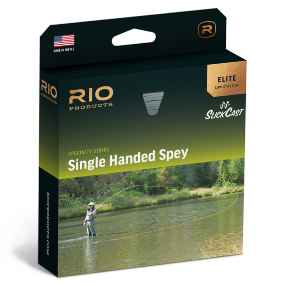 Rio Elite Single Handed Spey, Float Peach/Camo ryhmässä Siimat / Perhokalastussiimat / Yhdenkäden siimat @ Sportfiskeprylar.se (RP19536r)