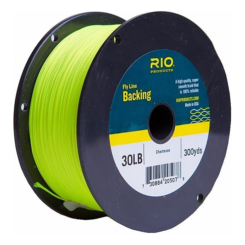 RIO Flyline Backing 30lb 300yds Chartreuse ryhmässä Siimat / Perhokalastussiimat / Pohjasiimat @ Sportfiskeprylar.se (RP20507)