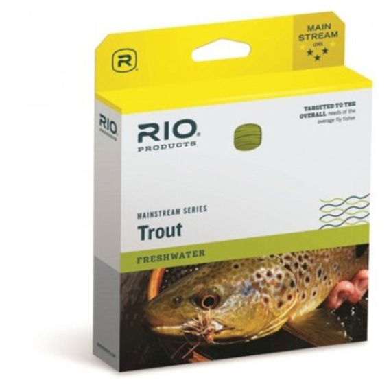 RIO Mainstream Trout Lemon Green ryhmässä Siimat / Perhokalastussiimat / Yhdenkäden siimat @ Sportfiskeprylar.se (RP20741r)