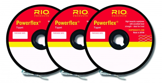 RIO Powerflex Tippet 4X-6X 2,9-2,3-1,5kg 3kpl ryhmässä Koukut & Tarvikkeet / perukkeet & perukemateriaalit / Perukemateriaalit / Perukemateriaali perhokalastus @ Sportfiskeprylar.se (RP22076)