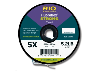 Rio Fluoroflex Strong Tippet 27,4m ryhmässä Kalastusmenetelmät / Perhokalastus / Perhoperukkeet & perukemateriaali / Perukemateriaali perhokalastus @ Sportfiskeprylar.se (RP22442r)