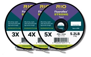 Rio Fluoroflex Strong Tippet 3-Pack ryhmässä Kalastusmenetelmät / Perhokalastus / Perhoperukkeet & perukemateriaali / Perukemateriaali perhokalastus @ Sportfiskeprylar.se (RP22453r)