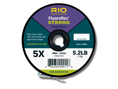 Rio Fluoroflex Strong Tippet 91m ryhmässä Kalastusmenetelmät / Perhokalastus / Perhoperukkeet & perukemateriaali / Perukemateriaali perhokalastus @ Sportfiskeprylar.se (RP22454r)
