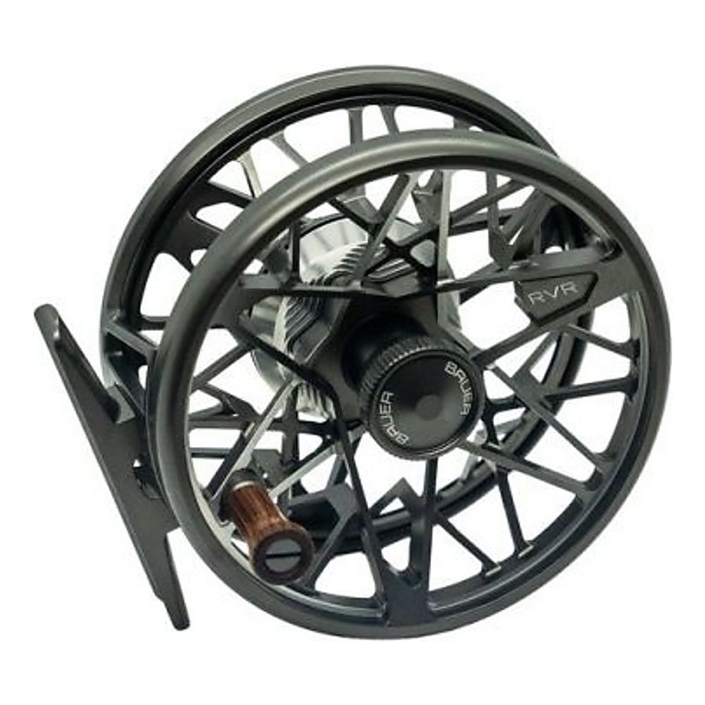 Bauer RVR Charcoal/Silver/Anodize Fly Reel - # 4/5 - Kelat Perhokelat & Lisäkelat Perhokelat