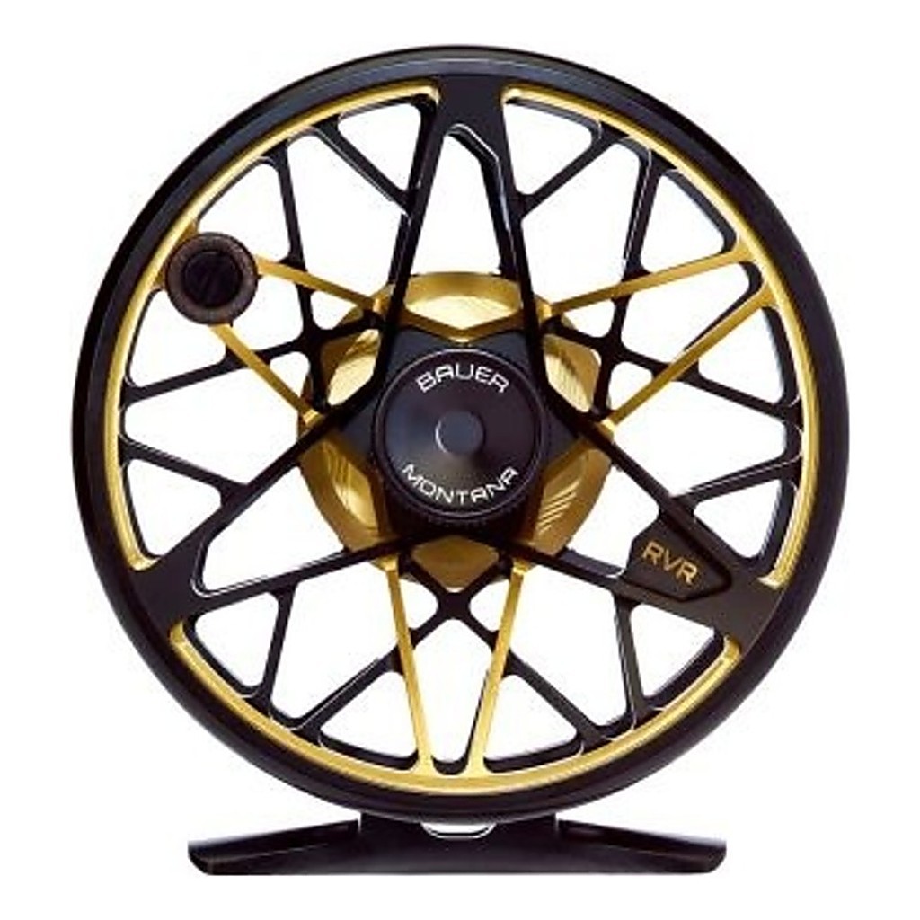 Bauer RVR Black/Gold/Anodize Fly Reel - # 6/7 - Kelat Perhokelat & Lisäkelat Perhokelat