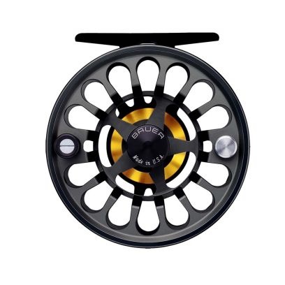Bauer RX Black Fly Reel ryhmässä Kelat / Perhokelat & Lisäkelat / Perhokelat @ Sportfiskeprylar.se (RX1-G-BKr)