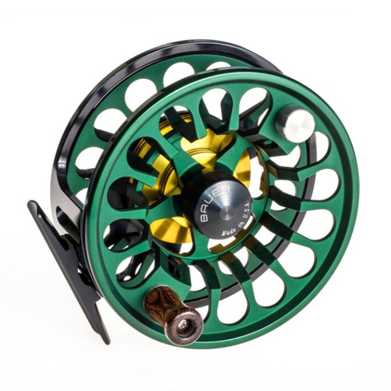 Bauer RX Dark Green Fly Reel ryhmässä Kelat / Perhokelat & Lisäkelat / Perhokelat @ Sportfiskeprylar.se (RX1-G-GRNr)