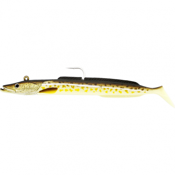 Westin Sandy Andy Jig 150g 23cm - Glow Gadus ryhmässä Vieheet / Merikalastussyötit / Merikalastus softbaits @ Sportfiskeprylar.se (S073-328-135)