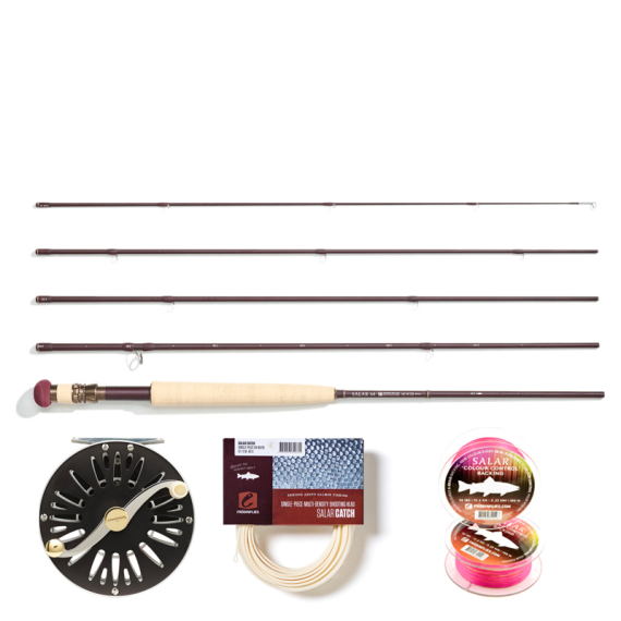 Salar S4 #7/8 10\' SH Fly Set ryhmässä Kalastussetit / Perhokalastussetit / Yhden käden perhokalastussarjat @ Sportfiskeprylar.se (SALARS478SET)