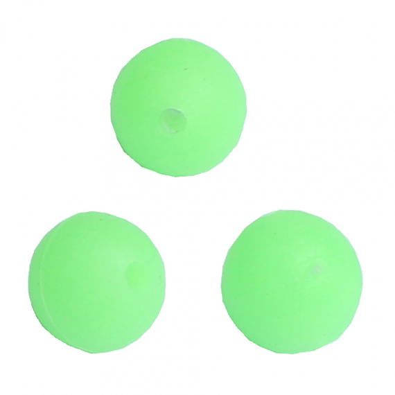 Wiggler Soft Beads Green Luminous ryhmässä Koukut & Tarvikkeet / Rigit lisävarusteet / Helmet & pallot @ Sportfiskeprylar.se (SBG-10r)