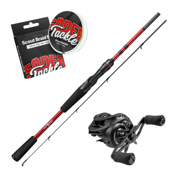 Lake X Perch Casting Combo 7\'2\'\' 5-25g ryhmässä Kalastussetit / Heittokalastussetit / Heittokalastussetit Ahven @ Sportfiskeprylar.se (SCOUTBCLAKEXSET)