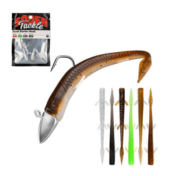 Scout Darter 11cm Jigging Set ryhmässä Vieheet / Viehesarjat / Viehesarjat ahven @ Sportfiskeprylar.se (SCOUTDARTER11SET)