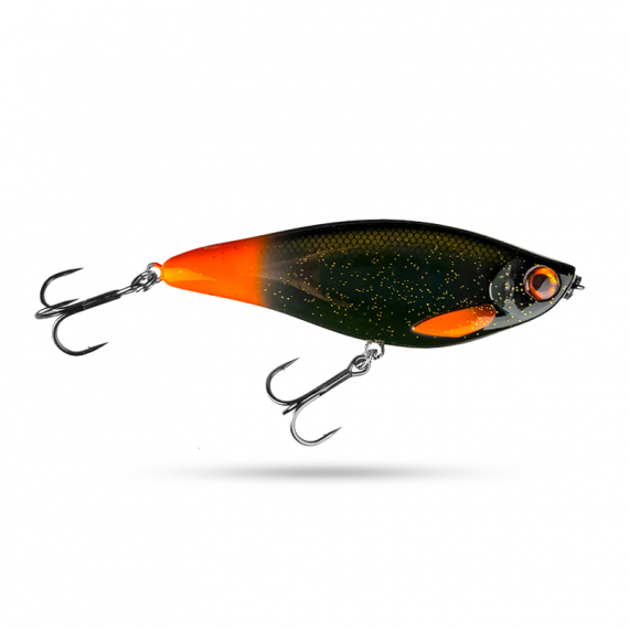 Scout Swimmer 12,5cm 67g Slow Sink - Motoroil Hottail ryhmässä Vieheet / Swimbaits / Kovat uistimet @ Sportfiskeprylar.se (SCSWSS125-21)