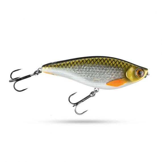 Scout Swimmer 12,5cm 67g Slow Sink - Glitter Sarv ryhmässä Vieheet / Swimbaits / Kovat uistimet @ Sportfiskeprylar.se (SCSWSS125-28)