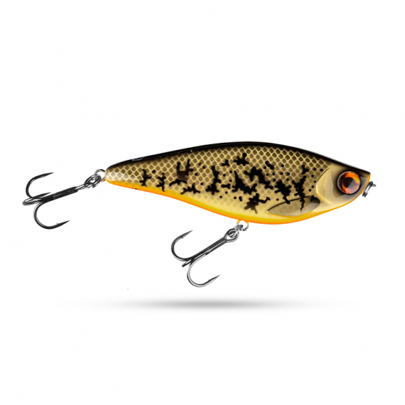 Scout Swimmer 12,5cm 67g Slow Sink - Brindle Bulldog ryhmässä Vieheet / Swimbaits / Kovat uistimet @ Sportfiskeprylar.se (SCSWSS125-6)
