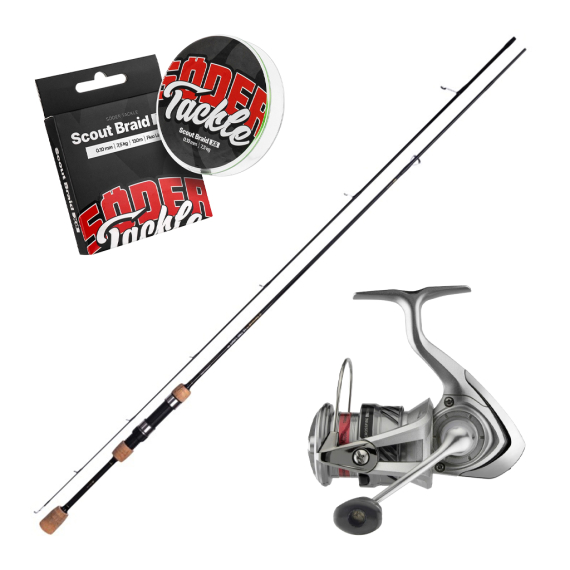 Mikado Sensual N.G. Ultra Light Spin 235cm 7\'8\'\' 2-14g Combo ryhmässä Kalastussetit / Virvelisetit / Ahvenen Avokelasetti @ Sportfiskeprylar.se (SENSUALLIGHTCROSSFIRE)
