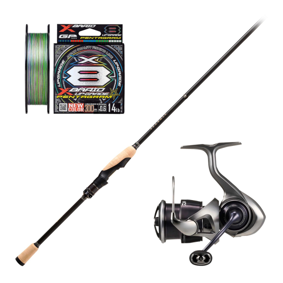 Megabass Levante - F3.1/2-70LVS 2P Shakyhead & Caldia Combo ryhmässä Kalastussetit / Virvelisetit / Ahvenen Avokelasetti @ Sportfiskeprylar.se (SHAKYHEADCOMBO)