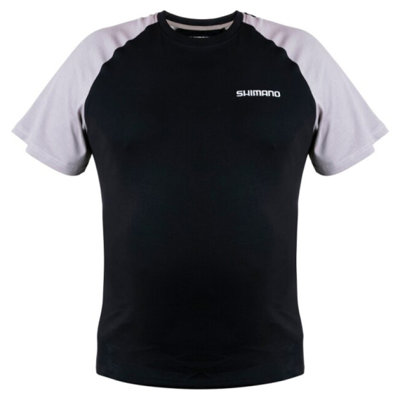 Shimano Short Sleeve T-Shirt Black ryhmässä Vaatteet ja kengät / Vaatetus / T-paidat @ Sportfiskeprylar.se (SHSSSBLLr)