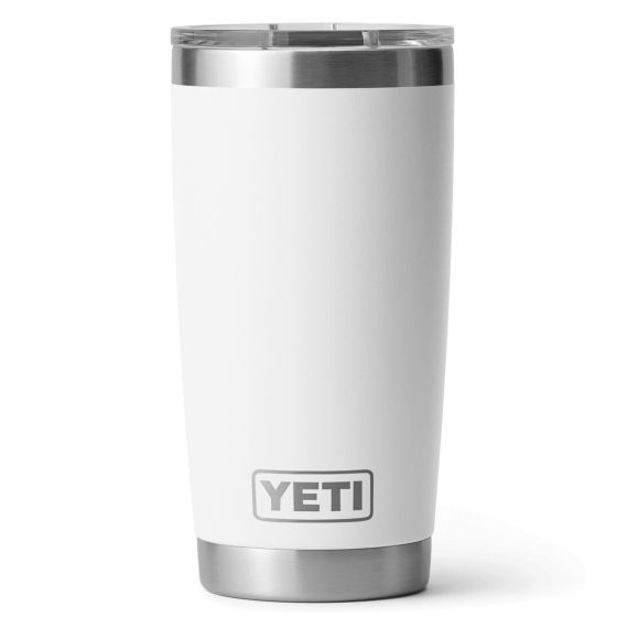 YETI Rambler 20 Oz Tumbler White ryhmässä Retkeily / ulkoilu / Retkikeittiöt & keittiövälineet / Termokset / Termosmukit @ Sportfiskeprylar.se (SKU-0305-WHI)