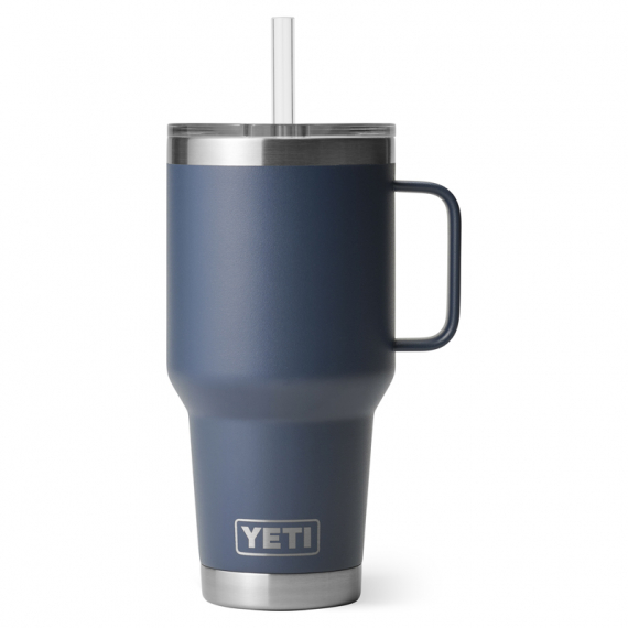Yeti Rambler 35 Oz Straw Mug - Navy ryhmässä Kalastusmenetelmät @ Sportfiskeprylar.se (SKU-0327-NVY)