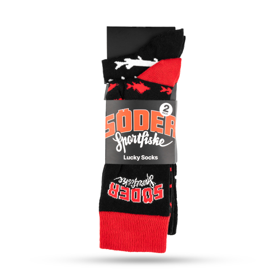 Söder Lucky Socks 41-46 2-pack ryhmässä Vaatteet ja kengät / Vaatetus / Alusosat & alusvaatteet / Sukat @ Sportfiskeprylar.se (SLS24146)