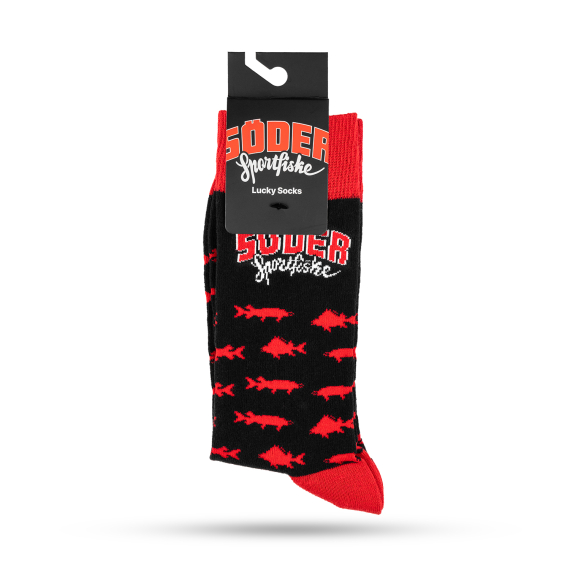 Söder Lucky Socks Cotton Red Tiger 41-46 1-pack ryhmässä Vaatteet ja kengät / Vaatetus / Alusosat & alusvaatteet / Sukat @ Sportfiskeprylar.se (SLSRT4146)