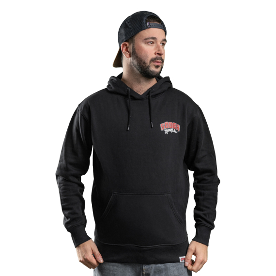 Söder Sportfiske Hoodie Black ryhmässä Vaatteet ja kengät / Vaatetus / Villapaidat / Hupparit @ Sportfiskeprylar.se (SS30003Sr)