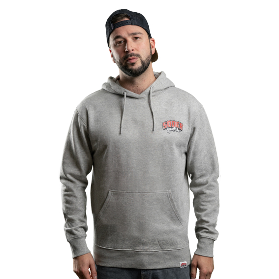 Söder Sportfiske Hoodie Grey ryhmässä Vaatteet ja kengät / Vaatetus / Villapaidat / Hupparit @ Sportfiskeprylar.se (SS30004Sr)