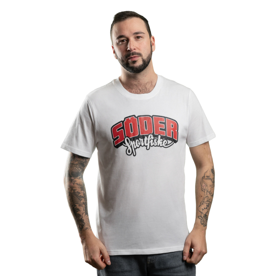 Söder Sportfiske T-shirt White ryhmässä Vaatteet ja kengät / Vaatetus / T-paidat @ Sportfiskeprylar.se (SS30006Sr)
