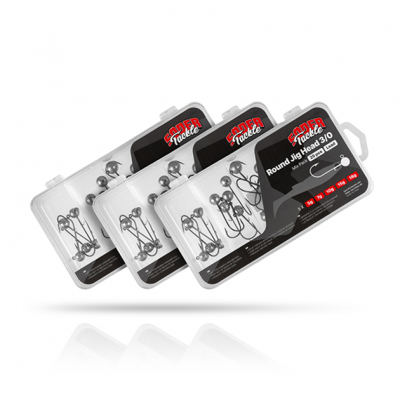 Söder Tackle Round Jig Head Mega Pack (75pcs) ryhmässä Koukut & Tarvikkeet / Jigipäät / Pyöreät jigipäät @ Sportfiskeprylar.se (STJHRMP75SET)