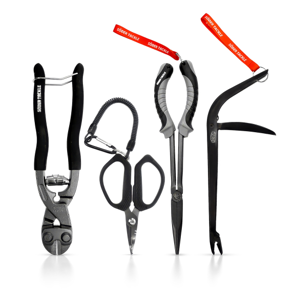 Söder Tackle Toolkit ryhmässä Työkalut ja tarvikkeet / Pihdit & sakset / Aterimet @ Sportfiskeprylar.se (STVERKTYGSPAKET)