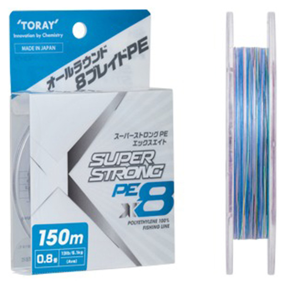Toray Super Strong Pe X8 150m ryhmässä Siimat / Kuitusiimat @ Sportfiskeprylar.se (SUPERSTRONGPE-13LBSr)