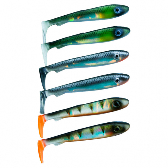 Svartzonker McRubber Bass 8cm (6-pack) ryhmässä Vieheet / Jigit ja keinosyötit / Ahven- ja kuhajigit @ Sportfiskeprylar.se (SZ100153r)