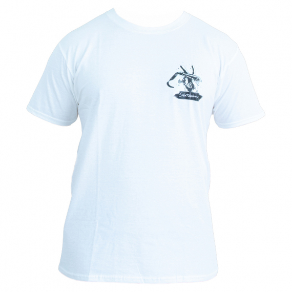 Svartzonker Peace Out T-shirt White ryhmässä Vaatteet ja kengät / Vaatetus / T-paidat @ Sportfiskeprylar.se (SZ101725r)
