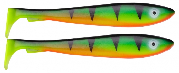 McRubberShad 23cm (2kpl) - C3 Firetiger ryhmässä Vieheet / Hauki vieheet @ Sportfiskeprylar.se (SZ103303)