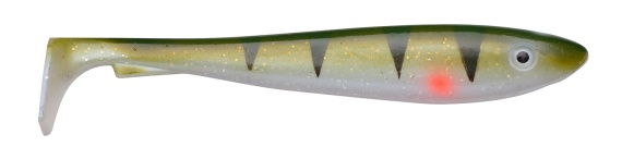 Svartzonker McRubber Shad 23cm (2-pack) - C17 UV Perch ryhmässä Vieheet / Jigit ja keinosyötit / Haukijigit @ Sportfiskeprylar.se (SZ103317)